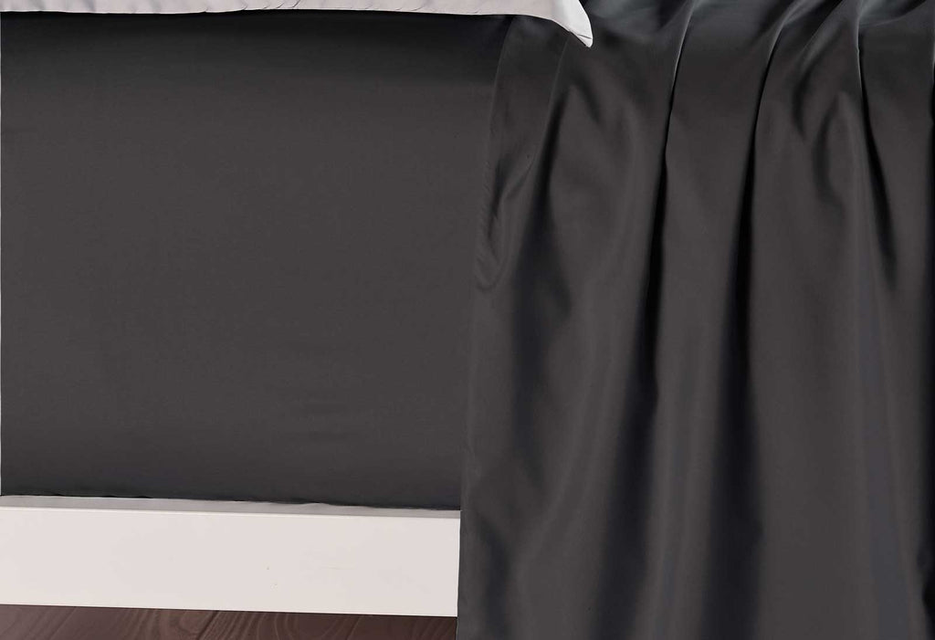 Single Size Black Color Fitted Sheet