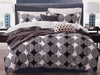 Queen Size Cotton Circular Modern Quilt Cover Set (3PCS)