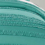 Queen Size Wenshia Turquoise Quilt Cover Set (3PCS)
