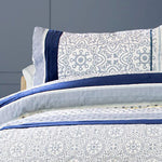 Single Size 2pcs Dessin Velvet Panel Embossed Quilt Cover Set