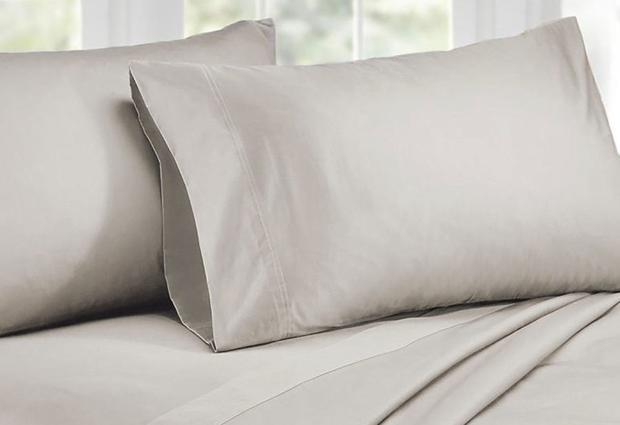 Queen Size 1000TC Cotton Rich Sheet Set (Silver Color)