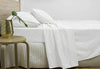 Queen Size 3000TC Cotton Rich Sheet Set (White Color)