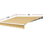Motorised Folding Arm Awning - 3.0x2.5m