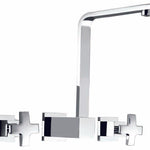 3pc Basin Tap Faucet Set - Bathroom Laundry Sink