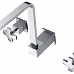 3pc Basin Tap Faucet Set - Bathroom Laundry Sink