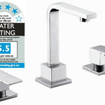 3pc Basin Tap Faucet Set - Bathroom Laundry Sink