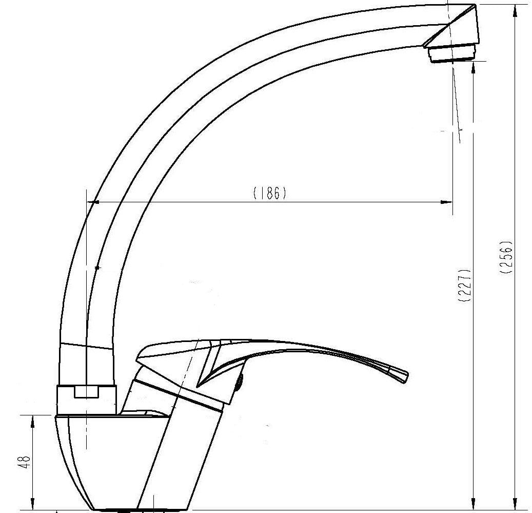 Kitchen Mixer Tap Faucet - Laundry Bathroom Sink