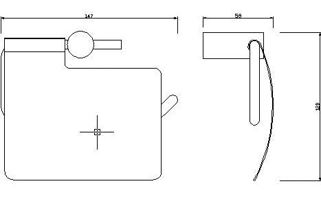 Stainless Steel Toilet Paper Holder