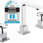 3pc Basin Tap Faucet Set - Bathroom Laundry Sink