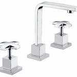 3pc Basin Tap Faucet Set - Bathroom Laundry Sink