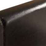 Single PU Leather Bed Frame Black
