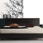 King PU Leather Bed Frame Black