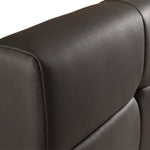 King PU Leather Deluxe Bed Frame Black