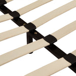 Queen PU Leather Bed Frame Black