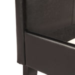 Queen PU Leather Bed Frame Black