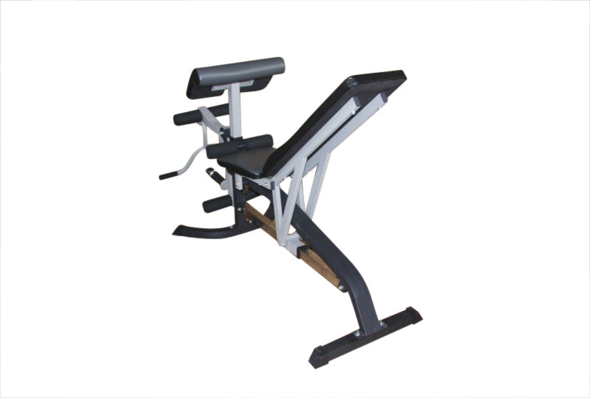FID Flat Incline Decline Bench Press w/ Leg Extension