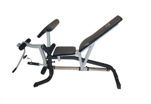 FID Flat Incline Decline Bench Press w/ Leg Extension