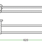 Chrome Towel Rail