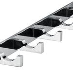5-Hook Bathroom Robe and Towel Rail Bar Rack
