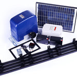 1000KG Auto Slide Sliding Gate Opener Automatic w Solar & 4m Rail