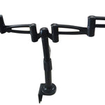 Two-Screen 10-25" Desk Monitor TV Plasma LED LCD Work Mount
