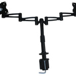 Two-Screen 10-25" Desk Monitor TV Plasma LED LCD Work Mount