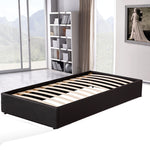 PU Leather Single Bed Ensemble Frame