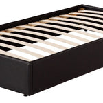 PU Leather Single Bed Ensemble Frame