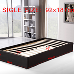 PU Leather Single Bed Ensemble Frame