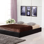 PU Leather Double Bed Ensemble Frame