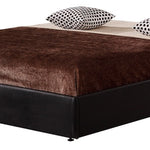 PU Leather Queen Bed Ensemble Frame