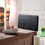 PU Leather Single Bed Headboard Bedhead - Black