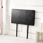 PU Leather Single Bed Headboard Bedhead - Black