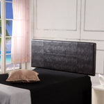 PU Leather Double Bed Headboard Bedhead - Brown