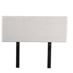 PU Leather Double Bed Headboard Bedhead - White