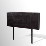 PU Leather Queen Bed Headboard Bedhead - Black
