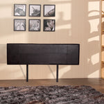PU Leather King Bed Headboard Bedhead - Brown