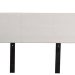 PU Leather King Bed Headboard Bedhead - White