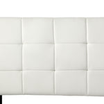 PU Leather King Bed Deluxe Headboard Bedhead - White