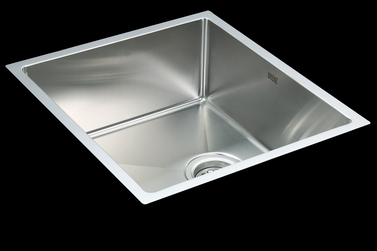 490x440mm Handmade Stainless Steel Undermount / Topmount Kitchen Laundry Sink with Waste