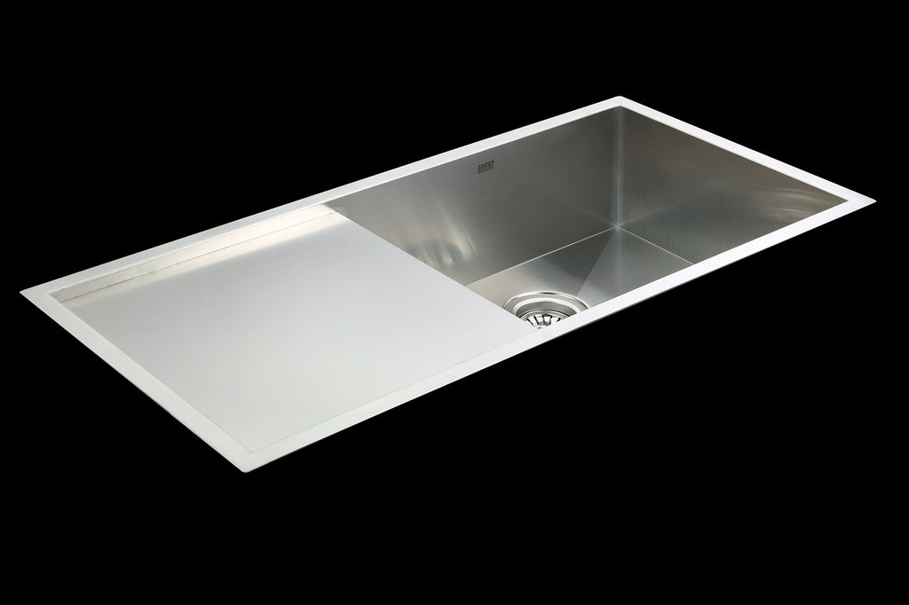 960x450mm Handmade Stainless Steel Undermount / Topmount Kitchen Sink with Waste