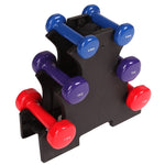 Dummbell Set 6 Piece - Includes Rack