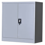 Two-Door Shelf Office Gym Filing Storage Locker Cabinet Safe
