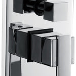 Chrome Bathroom Shower Wall Mixer Diverter w/ WaterMark