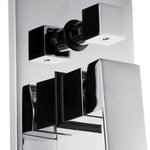 Chrome Bathroom Shower Wall Mixer Diverter w/ WaterMark