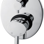 Chrome Bathroom Shower Wall Mixer Diverter w/ WaterMark