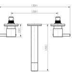 3pc Bathroom Bath Set