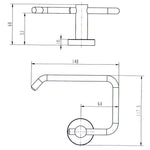 Classic Chrome Toilet Paper Holder Bathroom