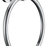 Classic Chrome Towel Bar Rail Ring Bathroom