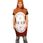 Beer Bottle One Size Fits all Adults Costume